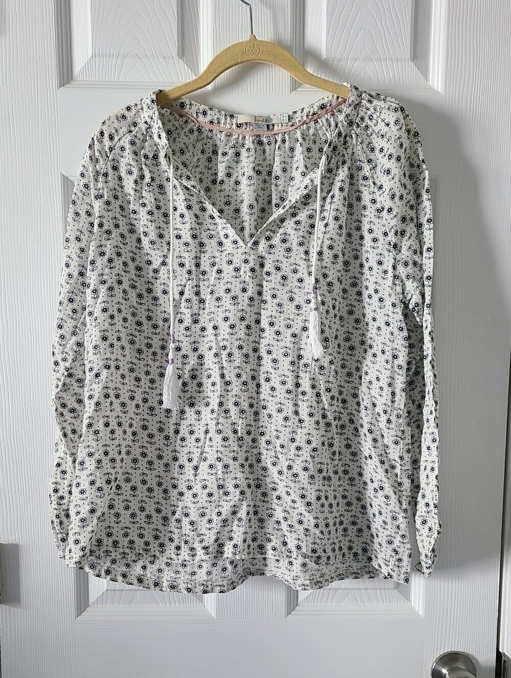 Boden Floral Boho Top